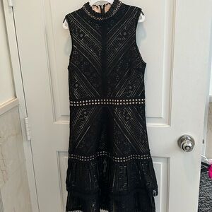 Gorgeous black tank dress! Only worn one time!